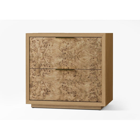 Origins by Alpine - Milan Nightstand, Natural - 125NAT-02 view 2