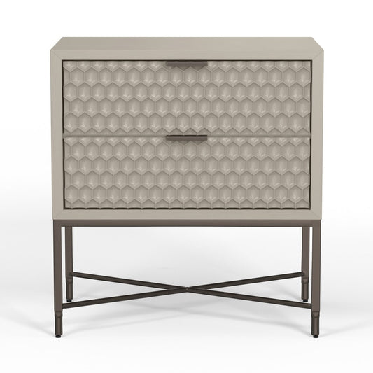 Origins by Alpine - Milo Nightstand (Cement Gray) - 6500-02 view 2
