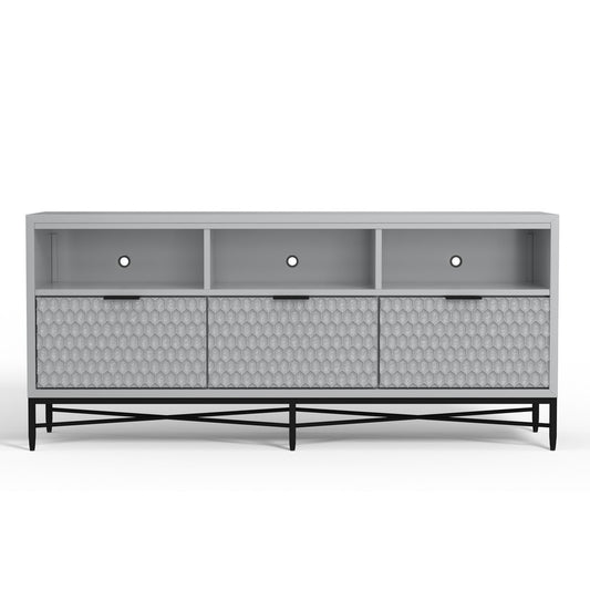 Origins by Alpine - Milo TV Console (Sky Gray) - 6300-20 view 2