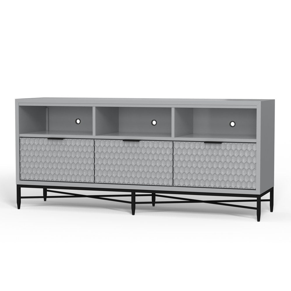Origins by Alpine - Milo TV Console (Sky Gray) - 6300-20 view 3
