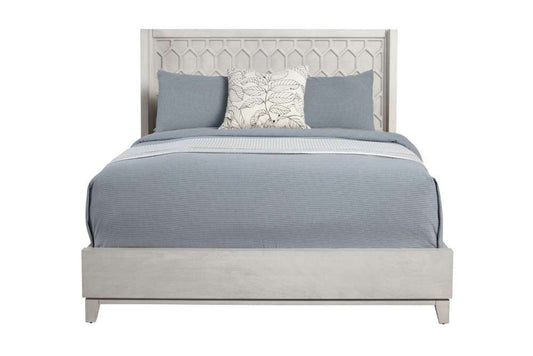 Origins by Alpine - Denver California King Panel Bed in Grey - 2013-07CK veiw 2