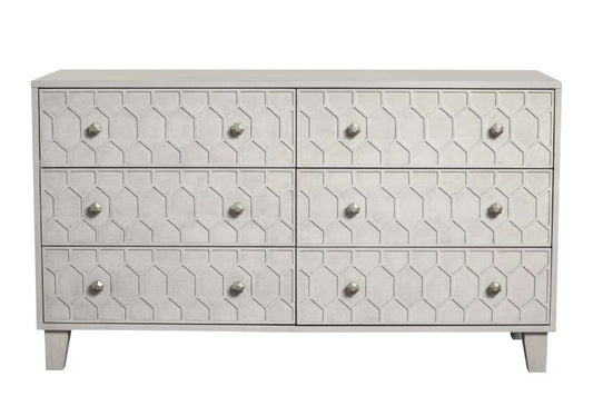 Origins by Alpine - Denver Six Drawer Dresser in Grey - 2013-03 veiw 2
