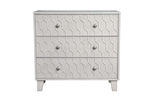 Origins by Alpine - Denver Three Drawer Small Chest in Grey - 2013-04 veiw 2