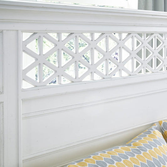 Palmetto Home - Cane Bay King Fretwork Panel Bed Complete - 472-240C view 2
