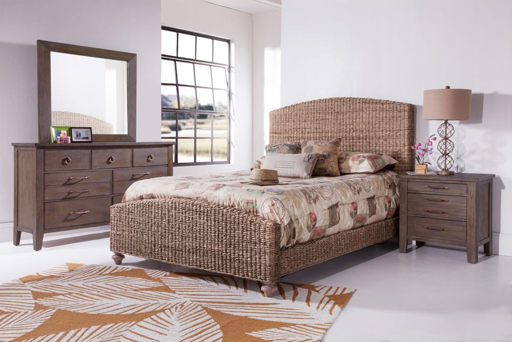 Panama Jack - Driftwood King Gray Woven Bed - 124-225C view 7