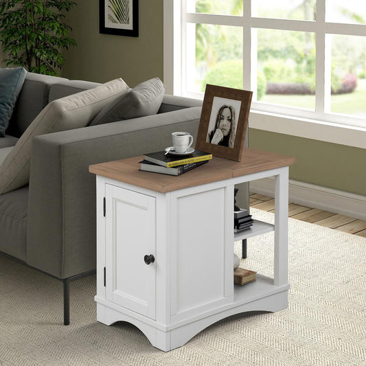 Parker House - Americana Modern Chairside Table in Cotton - AME#06-COT view 2