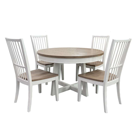 Parker House - Americana Modern Dining 48 in. Round Dining Table (extends to 66 in. with in. Leaf) - DAME#48RND-COT view 6