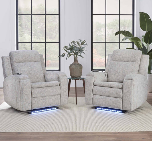 Parker House - Armstrong - Southampton Shore Power Recliner with Heat Massage and Auto-Glide (Set of 2) - Southampton Shore - MARM-KIT-812P5-2-SHSE view 2