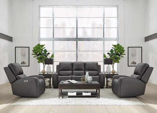 Parker House - Belmont - Autumn Fog Zero Gravity Power Reclining Sofa and 2 Recliners - Autumn Fog - MBEL-311P3Z-ATFG view 2