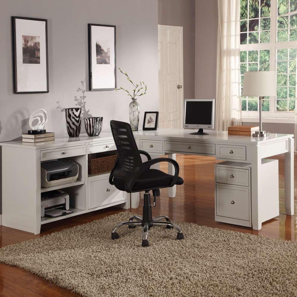 Parker House - Boca L Shape Desk with Credenza and Lateral File - BOC-4PC-LDESK-FILE-CDZ view 3