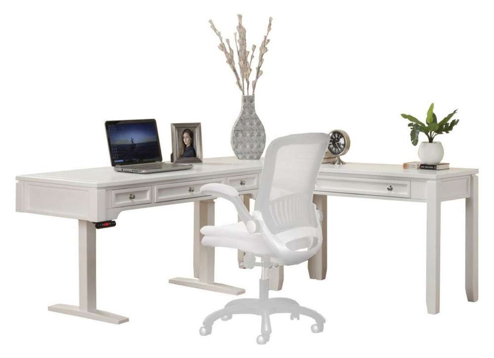 Parker House - Boca Power Lift L Shape Desk - BOC-3PC-LIFT-LDESK veiw 1
