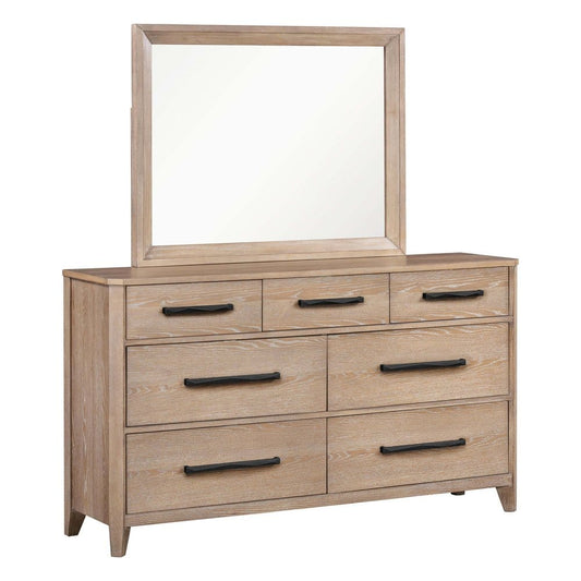 Parker House - Breckenridge - Bedroom Dresser and Mirror - Medium Brown - BBRE-KIT-2DM view 2