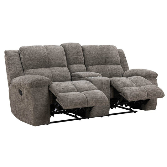 Parker House - Buster - Cabot Stone Manual Reclining Console Loveseat - Cabot Stone - MBUS#822C-CAST view 2