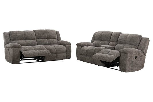 Parker House - Buster - Cabot Stone Manual Reclining Sofa and Loveseat - Cabot Stone - MBUS-32-CAST view 2
