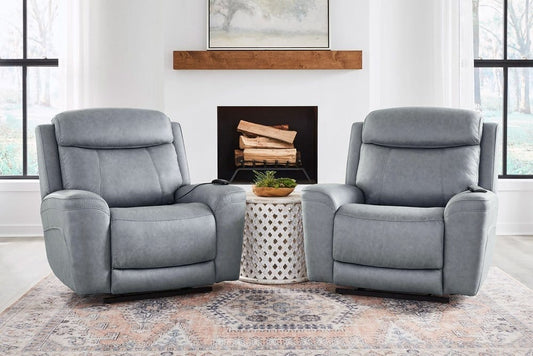 Parker House - Callahan - Sydney Evening Power Lift Recliner with Heat and Massage (Set of 2) - Sydney Evening - MCLH-KIT-812LIFTP4-2-SYEV view 2