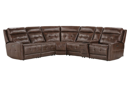 Parker House - Canterbury - Acorn 6 Piece Zero Gravity Modular Power Reclining Sectional - MCAN-PACKA(HZ)-ACO view 4