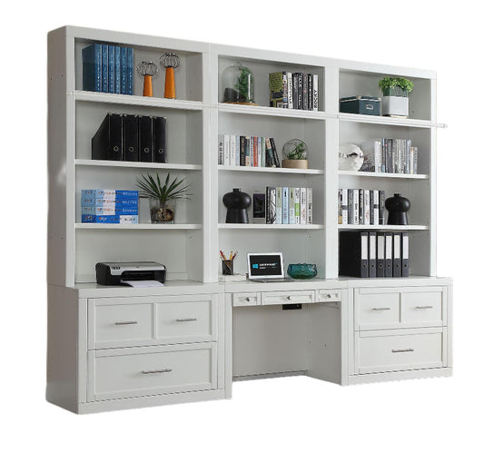 Parker House - Catalina 6 Piece Workspace Library Wall - CAT-6PC-LIB-DESK-FILE view 2