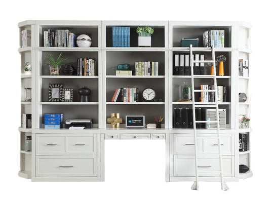 Parker House - Catalina 9 Piece Workspace Library Wall - CAT-9PC-LIB-F-WALL view 2
