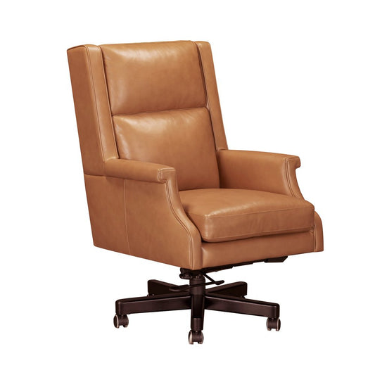 Parker House - Dc132 - Renaissance Cayanne Leather Desk Chair - Renaissance Cayanne - DC-132-RECY view 2