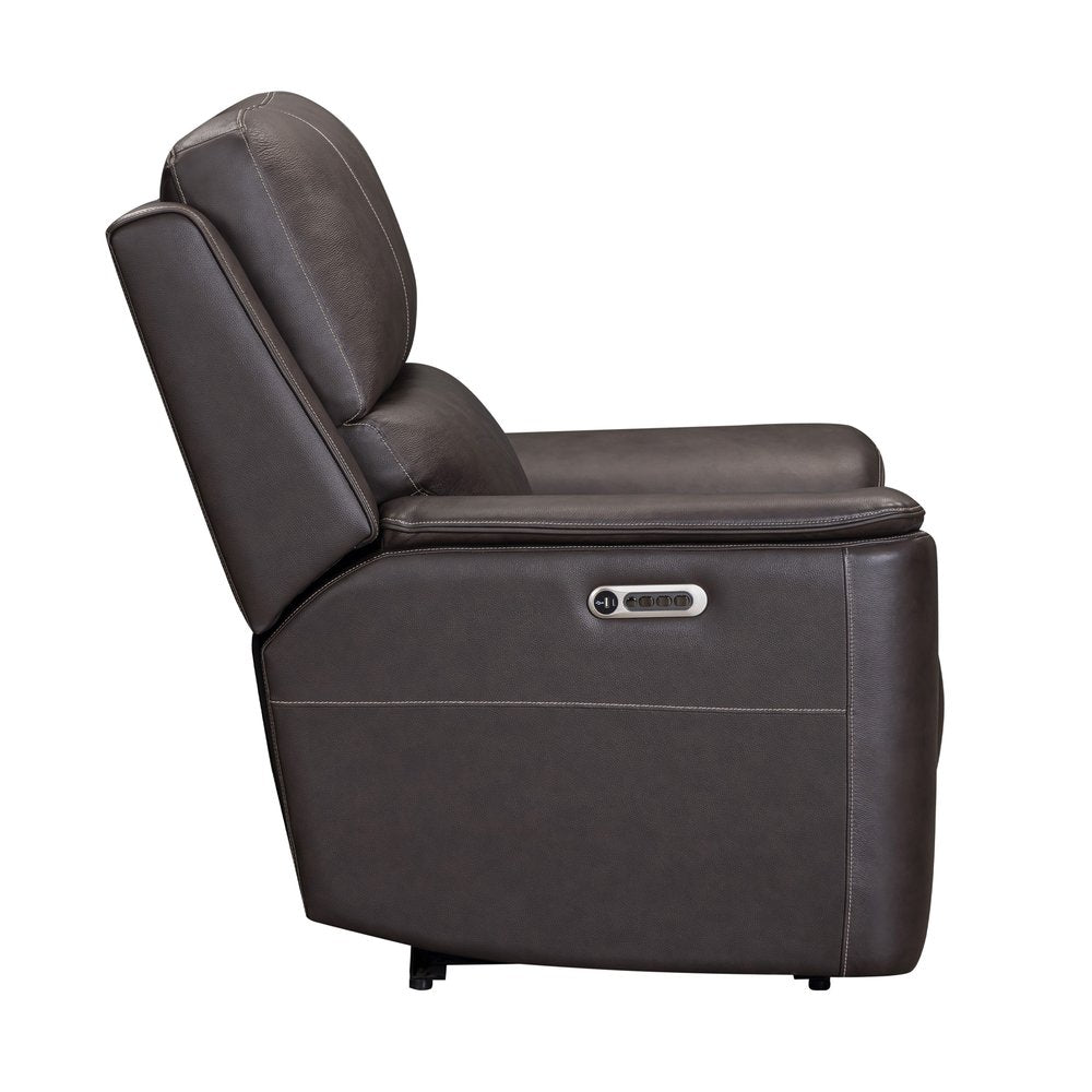 Parker House - Easton - Steamboat Brown Zero Gravity Power Recliner P3 (Set of 2) - STEAMBOAT BROWN - MEAS-KIT-812P3Z-2-STBR view 13