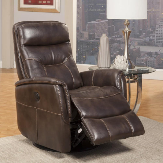 Parker House - Gemini Power Swivel Glider Recliner in Truffle - MGEM812GSPB-TRU view 2