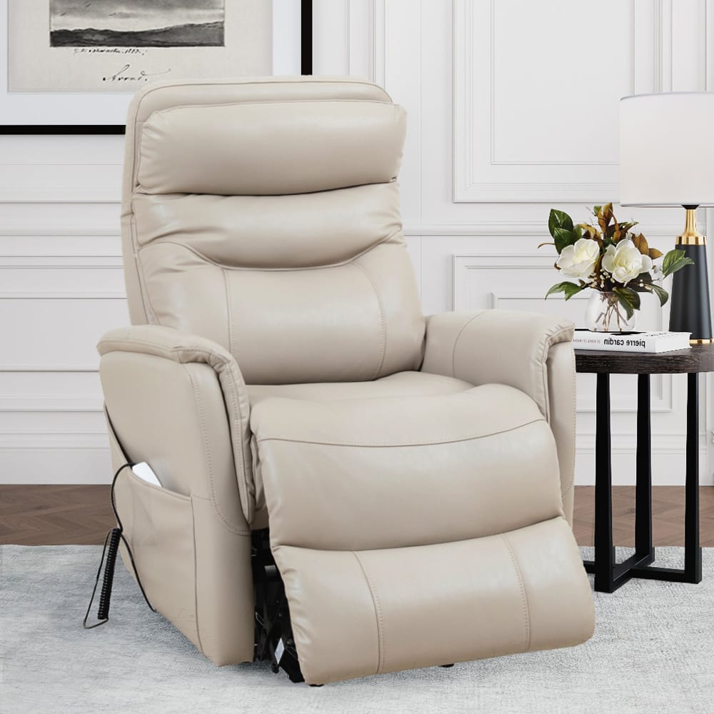 Parker House - Gemini - Softy Ivory Power Lift Recliner with Articulating Headrest (Set of 2) - MGEM#812LIFT-2-SFIV view 10