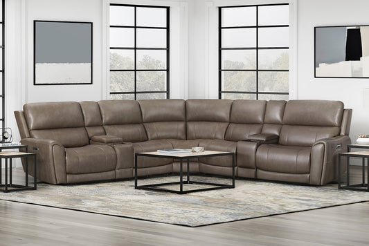 Parker House - Hancock - Bette Hazel 7 Piece Zero Gravity Power Reclining Sectional with Power Adjustable Headrests - Bette Hazel - MHAN-KIT-7A-P3Z-BTHZ view 2