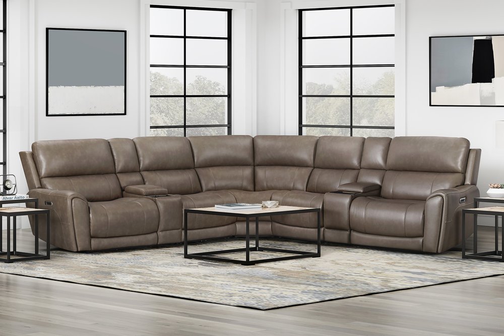 Parker House - Hancock - Bette Hazel 7 Piece Zero Gravity Power Reclining Sectional with Power Adjustable Headrests - Bette Hazel - MHAN-KIT-7A-P3Z-BTHZ view 12