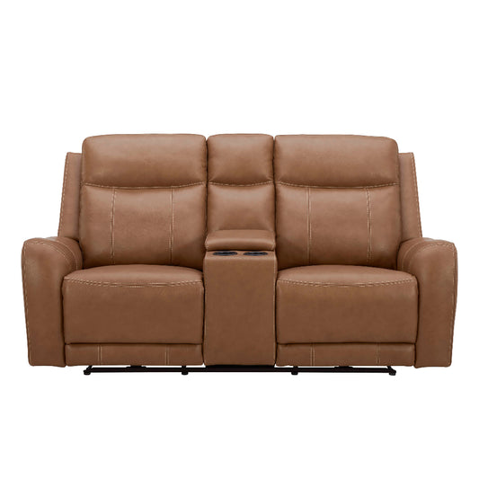 Parker House - Haywood - Butternut Power Console Loveseat - MHAY#822CPH-BTNT view 2