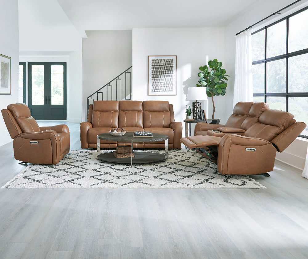 Parker House - Haywood - Butternut Power Console Loveseat - MHAY#822CPH-BTNT view 6
