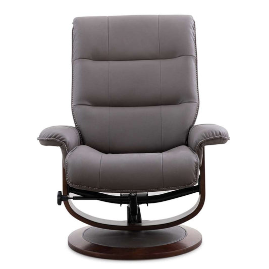 Parker House - Knight - Haze Manual Reclining Swivel Chair and Ottoman - MKNI#212S-HAZ view 2