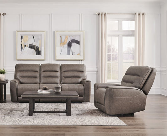 Parker House - Lawson - Sydney Brunette Zero Gravity Power Reclining Sofa and Recliner - Sydney Brunette - MLAW-KIT-51P2Z-SYBR view 2