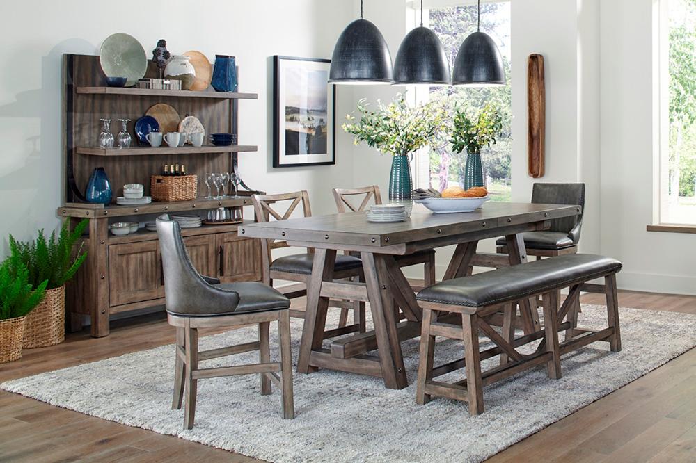 Parker House - Lodge Dining Swivel Counter Sling Chair (Set of 2) - DLOD#2526S-2 veiw 5