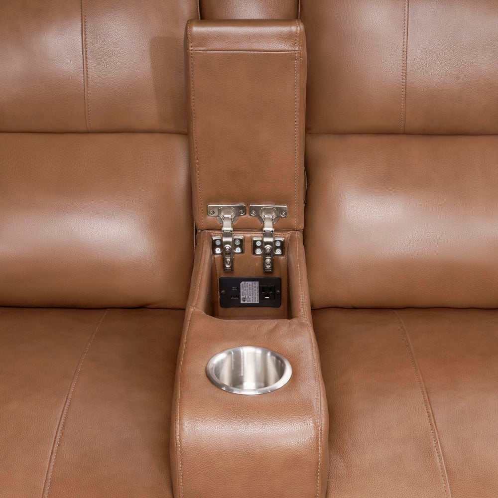 Parker House - Modesto - Sable 6 Piece Modular Power Reclining Sectional with Power Adjustable Headrests - MMOD-PACKA(H)-SABL view 7