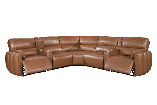 Parker House - Modesto - Sable 7 Piece Modular Power Reclining Sectional with Power Adjustable Headrests - MMOD-PACKT7(H)-SABL view 2