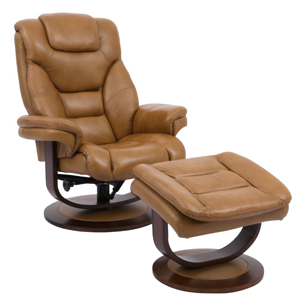 Parker House - Monarch Manual Reclining Swivel Chair and Ottoman in Butterstotch - MMON212S-BUT view 1