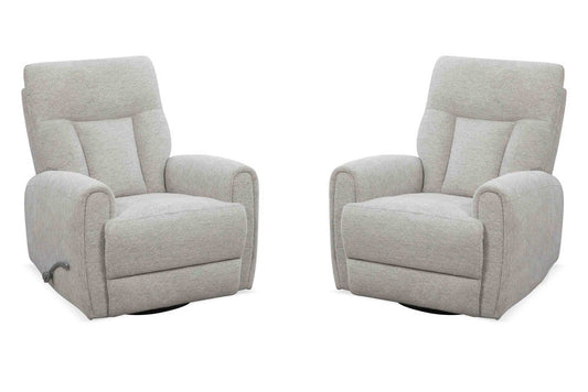 Parker House - Natalia - Thunderstorm Manual Swivel Glider Recliner (Set of 2) - Thunderstorm - MNAT-KIT-812GS-2-THSM view 2