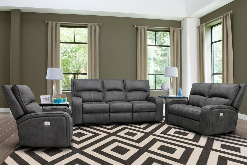 Parker House - Polaris Power Sofa in Slate - MPOL832PH-SLA view 4