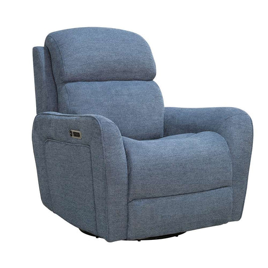 Parker House - Quest - Upgrade Midnight Blue Cordless Swivel Glider Recliner - Powered By Freemotion (Set of 2) - MQUE#812GSPH-P25-2-UPMB_CLOSEOUT veiw 2