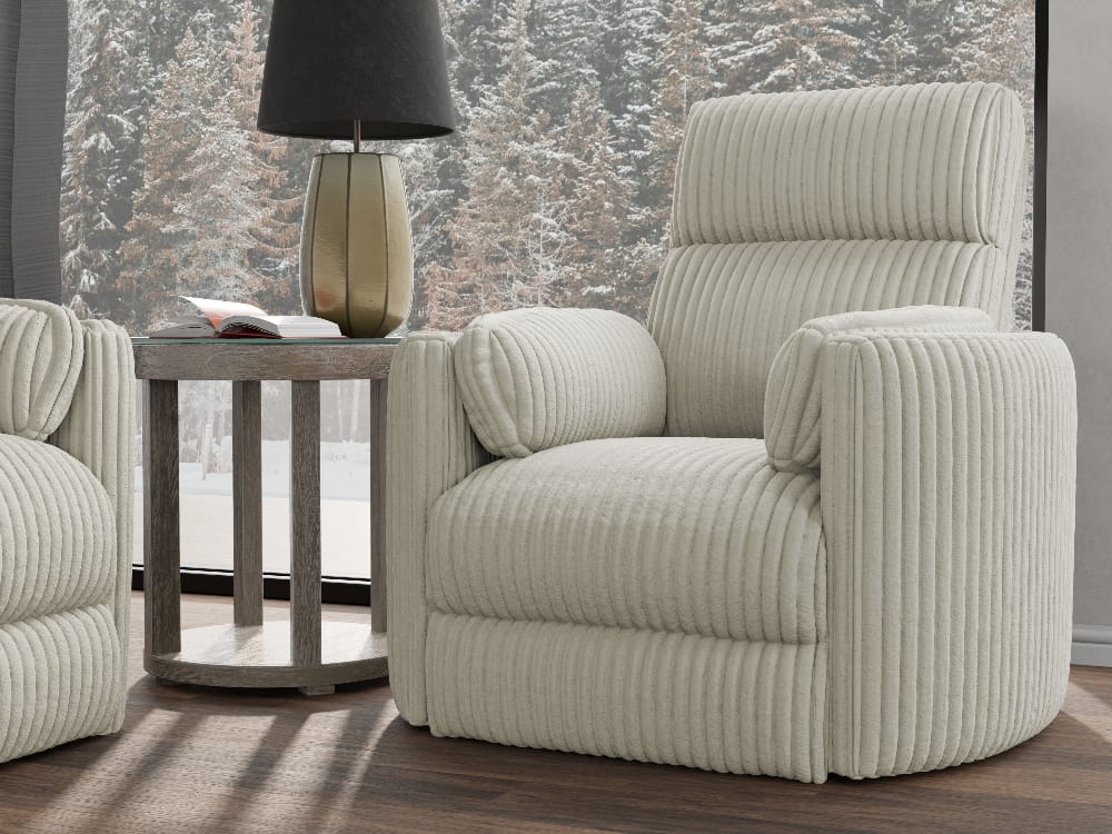 Parker House - Radius - Mega Ivory Power Swivel Glider Recliner (Set of 2) - MRAD#812GSP-2-MGIV view 9