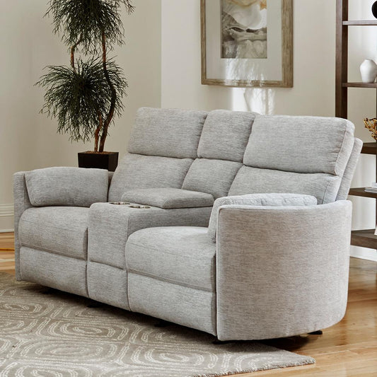 Parker House - Radius - Mineral Power Glider Reclining Console Loveseat - MRAD#822CPG-MIN view 2