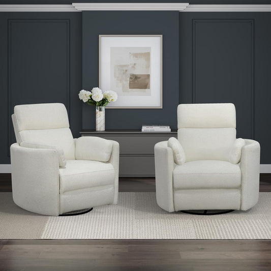 Parker House - Radius - Revel Oyster Power Swivel Glider Recliner (Set of 2) - MRAD#812GSP-2-RVO veiw 2