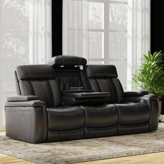 Parker House - Royce - Midnight Power Drop Down Console Sofa - MROY#832PH-MID_CLOSEOUT view 2