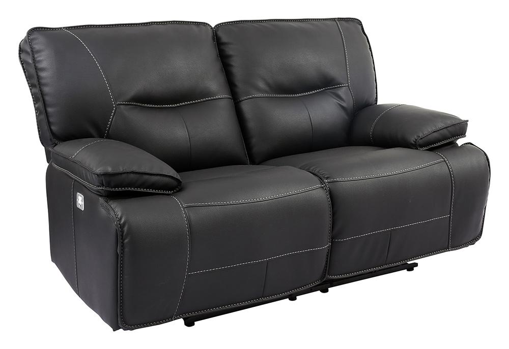 Parker House - Spartacus - Black Power Reclining Sofa and Loveseat - MSPA-32PH-BLC view 5