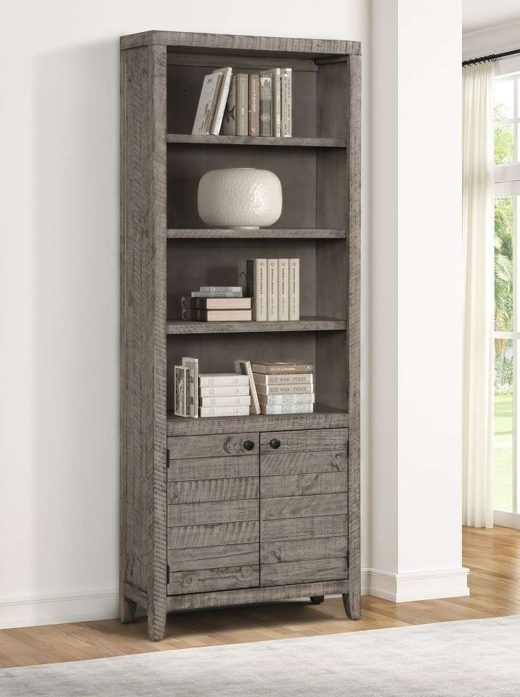 Parker House - Tempe Grey Stone 32 in. Open Top Bookcase - TEM330-GST_CLOSEOUT veiw 1