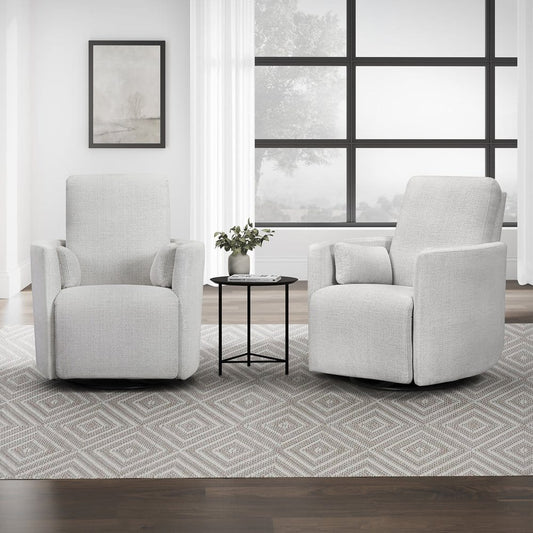 Parker House - Turner - Acadia White Manual Swivel Glider Recliner (Set of 2) - Acadia White - MTUR-KIT-812GS-2-ACWH view 2