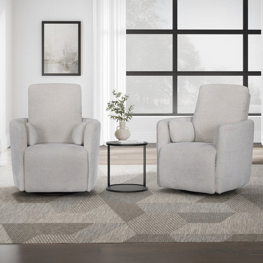 Parker House - Turner - Mascarpone Manual Swivel Glider Recliner (Set of 2) - Mascarpone - MTUR-KIT-812GS-2-MSCP view 2
