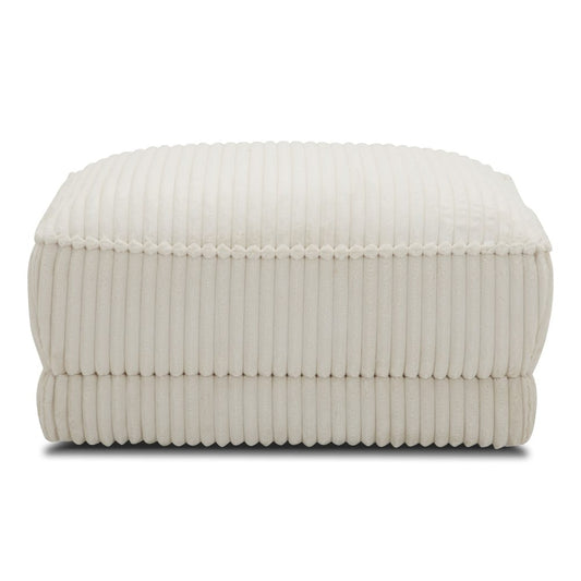 Parker House - Utopia - Mega Ivory Ottoman with Casters - SUTP#900-MGIV view 2