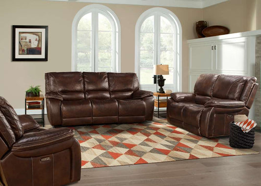Parker House - Vail - Burnt Sienna Power Reclining Sofa Loveseat and Recliner - MVAI-321PH-BUR view 2