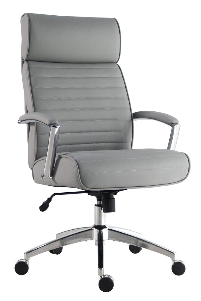 Parker House - Vegan Leather Tall Desk Chair - Softy Grey - DC-602-SFGR view 5